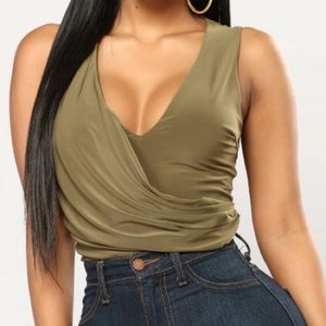 V Neck Bodysuit